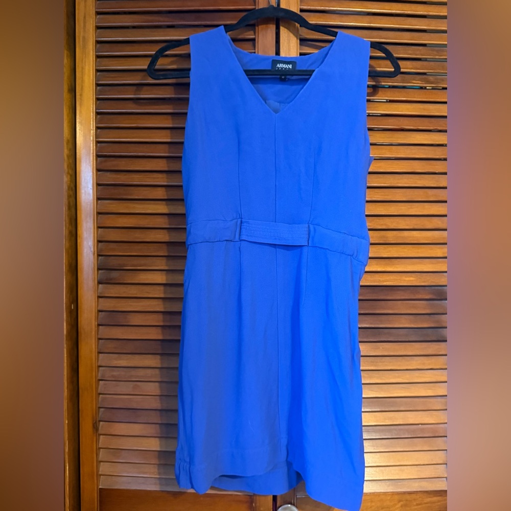 Armani Jeans Women's Vibrant Blue Mini Dress